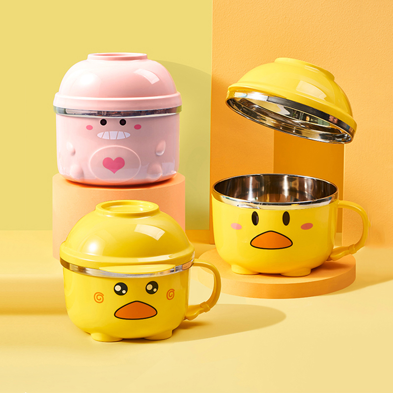 Dim Sum Basket - 900/1200ml Cute Duck Ramen Bowl With