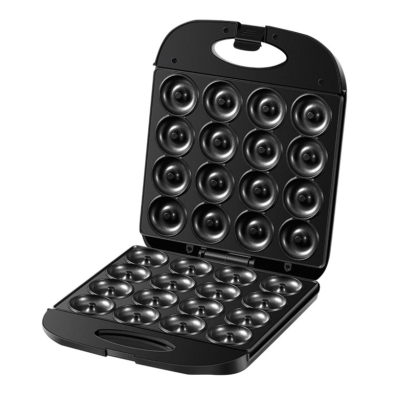 Mini Pancake Griddle - Large 16-Hole Donut Maker Household Breakfast