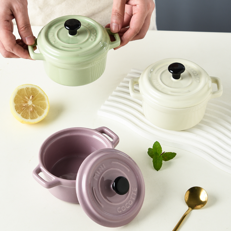 Ceramic covered bowl, mini dou - Dim Sum Basket review and price