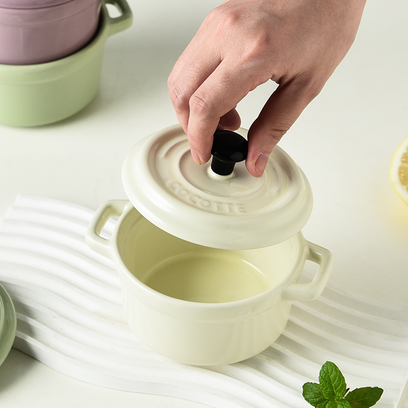 Ceramic covered bowl, mini dou - Dim Sum Basket review and price