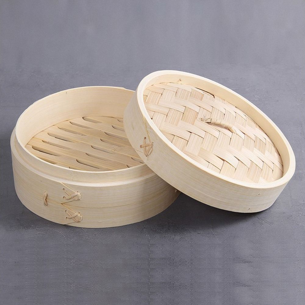 Bamboo Steamer Basket with Lid - Dim Sum Basket review and price