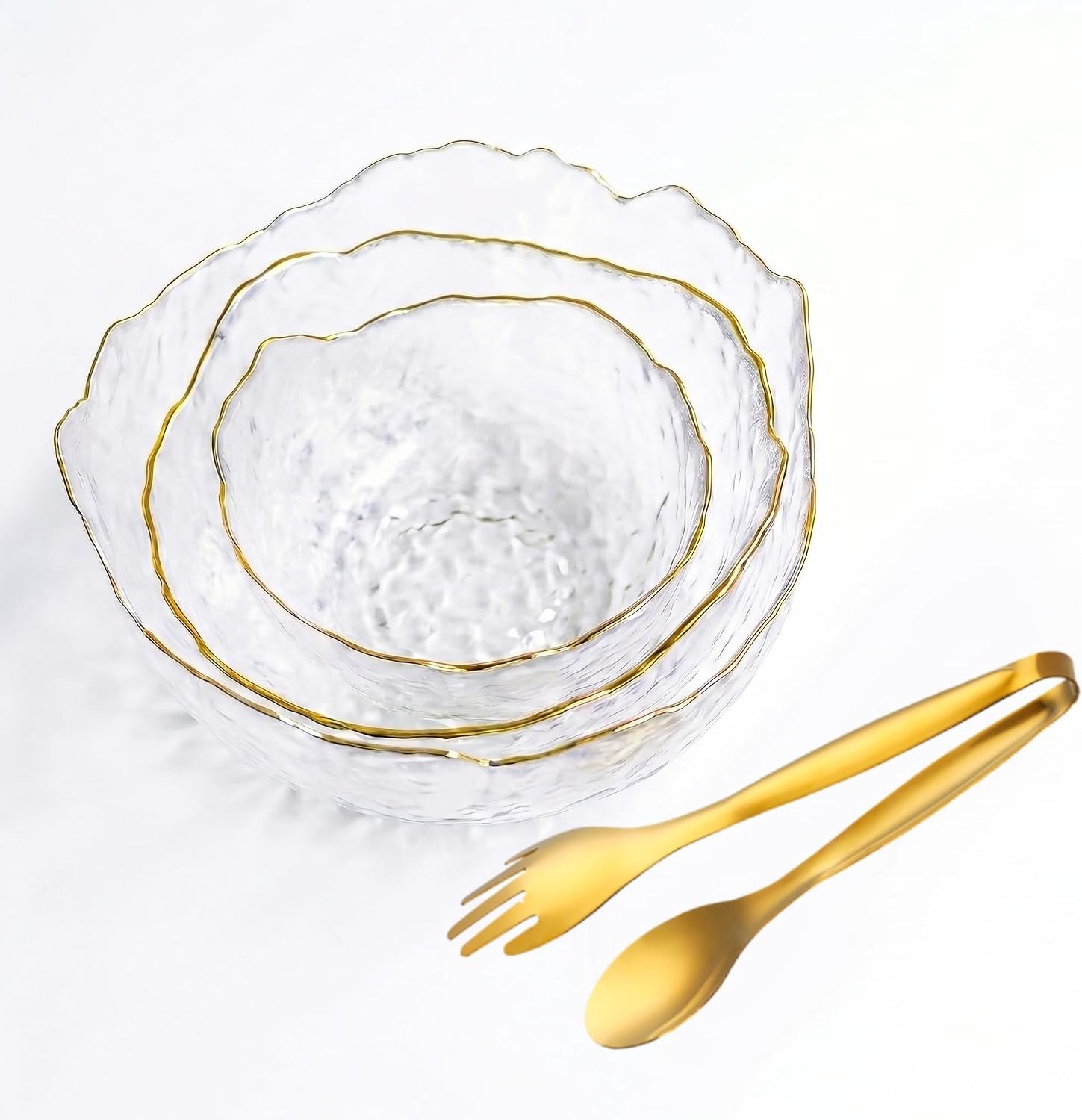 Large Glass Salad Bowl with Go - Dim Sum Basket review and price