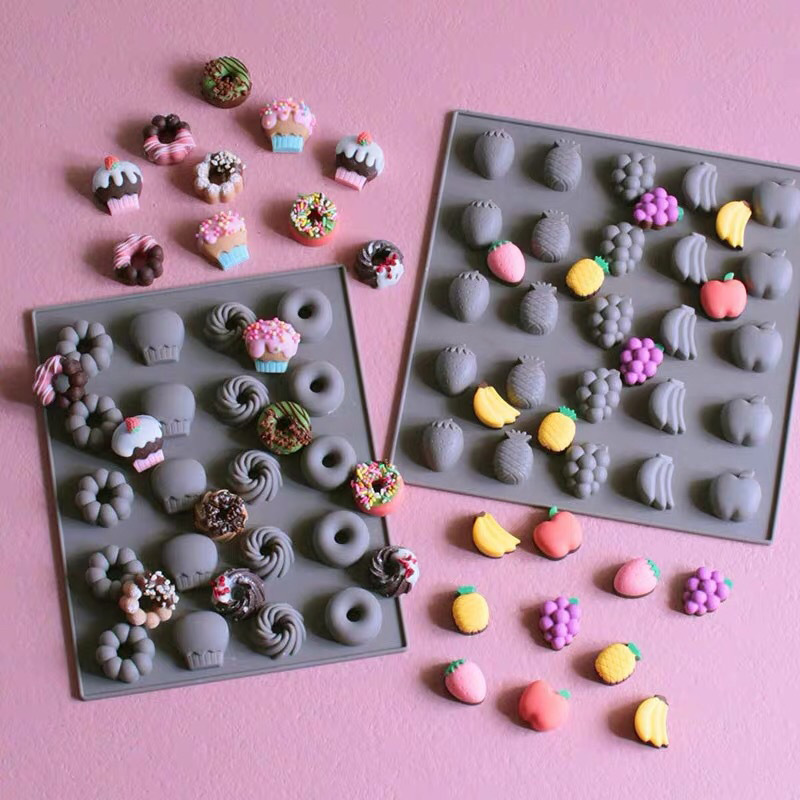 Multicavity Fruit Silicone Cho - Donut Mold Silicone review and price