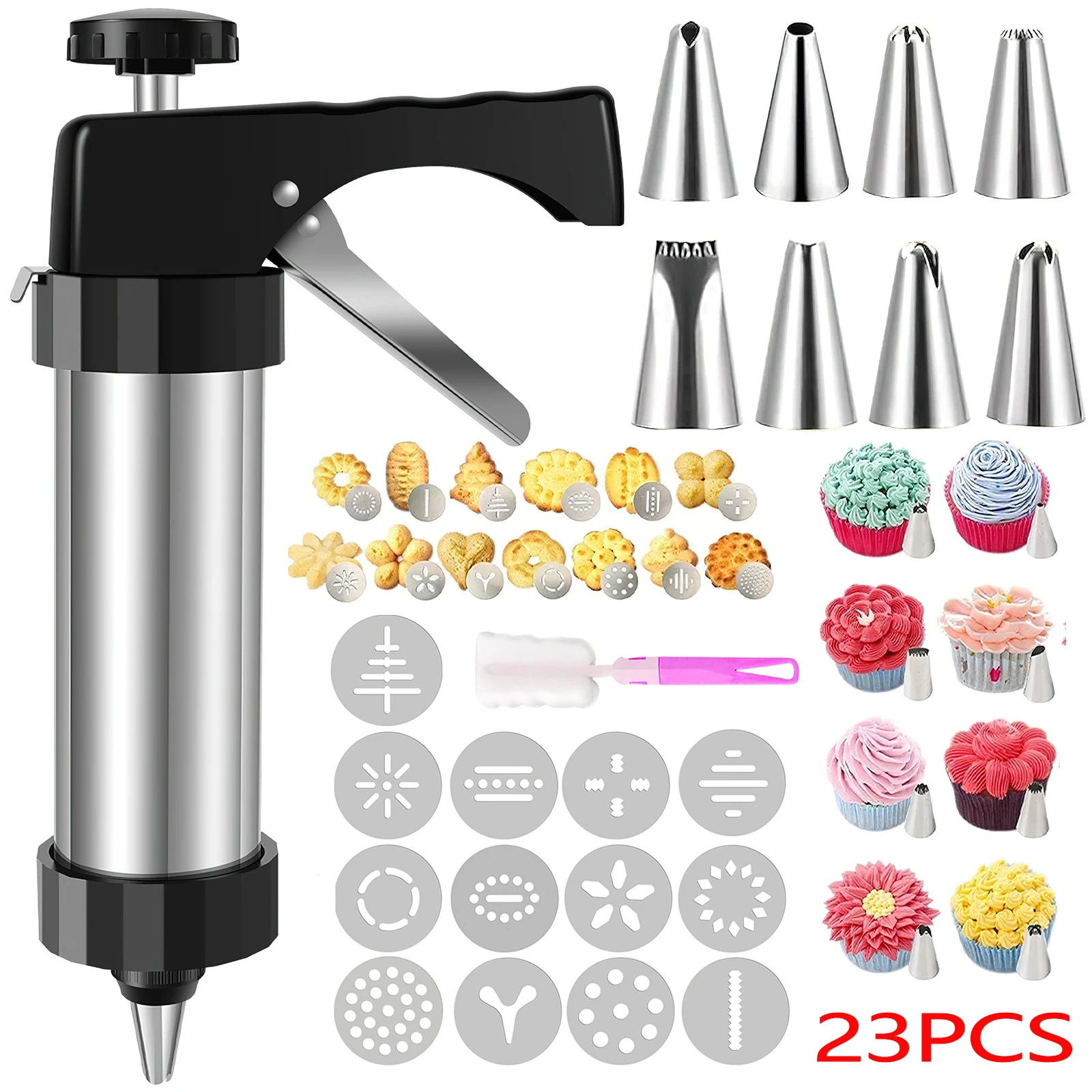 Christmas Cookie Press Gun and - Churros Maker Gun review and price